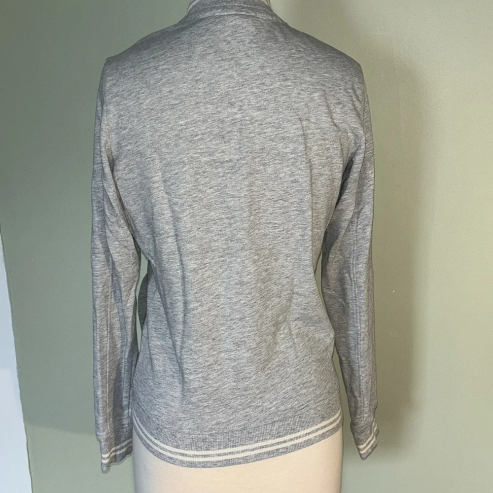 PUMA gray and white zip up in women’s small - Picture 6 of 10